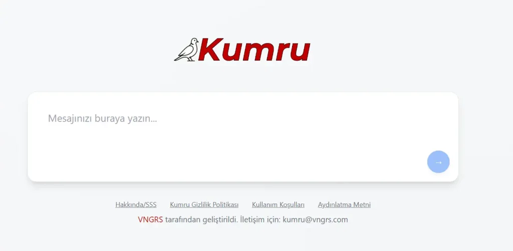 Kumru Ai : Tamamen Ücretsiz Yerli ve Milli Yapay Zekamız | Abone Olmak Yok kumru ai logo