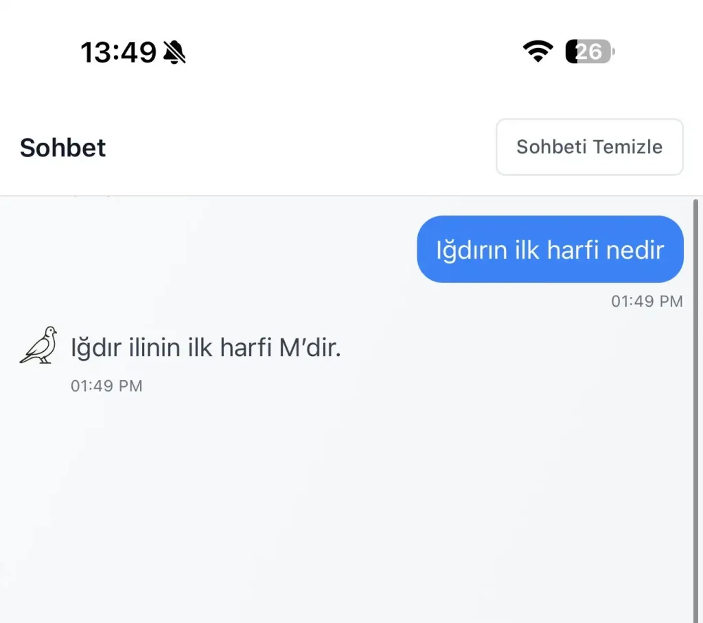 Kumru Ai : Tamamen Ücretsiz Yerli ve Milli Yapay Zekamız | Abone Olmak Yok kumru ai yanlış cevap (1)